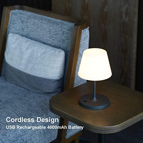 Rechargeable Outdoor Lamp, IP44 Waterproof Touch Dimmable LED Light - Image 3