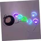 Happyyami 2pcs Shell Wind Chimes Solar Hanging Lights Solar Wind Chimes Wind Chime Lamp Wind Chime Light Led Chandelier - Image 3