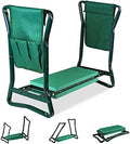 Garden Kneeler and Seat with Free Tool Pouches, Heavy Duty Gardening Bench for Kneeling and Sitting Folding Garden Stools with Tool Pouch and Kneeling Pad by Unknown