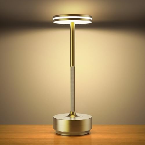 Hapfish Rechargeable Cordless Table Lamps, 5000mAh Battery Operated Lamp by WelcometoHapfish