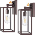 Dusk to Dawn Outdoor Lighting Fixtures for House, ORB Sensor Porch Exterior Lights Wall Mount, Anti-Rust Wall Light, Wall Sconce Lamp, Waterproof Wall Lantern for Garage, 2-PACK by PARTPHONER