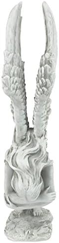 Design Toscano NG33765 Remembrance and Redemption Angel Religious Garden Statue, Medium 15 Inch, Ivory - Image 2