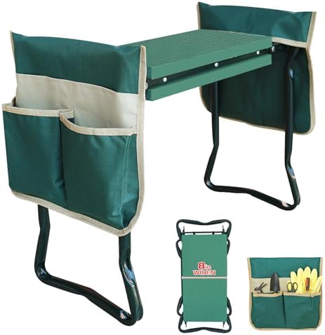RAIN SPIRIT Garden Kneeler and Seat Gifts Foldable Gardening Stool by RAINSPIRIT