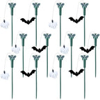 Retisee 12 Pcs Flying Ghost Bat Decorations Solar Outdoor Halloween Stakes by Retisee