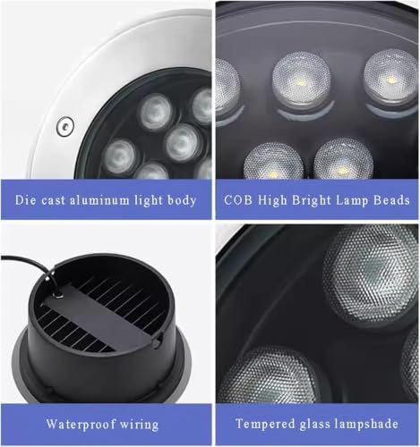 LED Ground Buried Light IP66 Waterproof AC85-265V Outdoor Spotlight - Image 3