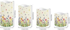 Colorful Tulip Flameless Candles with Remote Timer Flickering LED Pillar Candles Color Changing Set of 4 Battery Operated Candles Indoor Outdoor Home Table Beach Wedding Decoration - Image 2