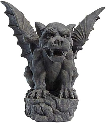 Design Toscano Florentine Gargoyle Outdoor-Statues, Giant, Gray by DesignToscano