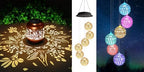 Gold Solar Wind Chimes Hummingbird Solar Lantern, Gifts for Mom Grandma Gardening Gift for Women by HEGUD