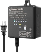 DEWENWILS 60W DC Low Voltage Transformer with Timer & Photocell Sensor by DEWENWILS