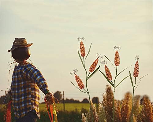 Metal Corn Garden Stake Decorative Outdoor Fall Yard Stake for Outside - Image 4
