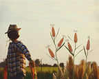 Fall Harvest Metal Corn Stalk Decorative Garden Stake Yard Art Patio Lawn Outdoor Fall Decor Autumn Thanksgiving Decoration (40 H) - Image 5