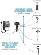 LEONLITE 10-Way Junction Hub for Low Voltage Landscape Light Outdoor - Image 3
