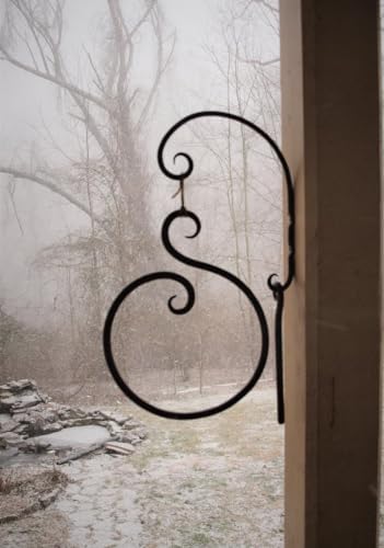 Hand Forged Iron Dinner Bell, Decorative Dinner Gong, Wall Mounted Dinner Chime Outdoor/Indoor Decorative Accent Hanging Bells (Circular Design) - Image 4