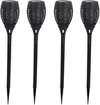 AB Tools LED Flickering Flame Garden Solar Light Torch Waterproof Durable Outdoor 4pc by AB+Tools