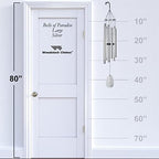 Woodstock Chimes Signature Collection, Bells of Paradise, Silver 44", Decor Designs Wind Chimes for Outdoor, Patio, Home or Garden Décor (BPLS) - Image 4