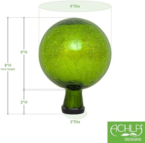 Achla Designs 6" Gazing Globe, Fern Green - Image 2