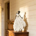 DiliComing Fairy Garden Statue Maiden Home Decoration 14.5 Inch Table Decor - Image 4