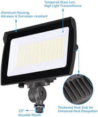 LEONLITE 2-Pack 100W LED Flood Light with Knuckle Mount, IP65 Waterproof - Image 5