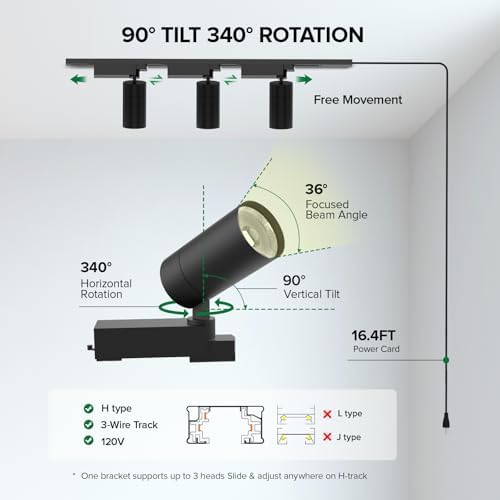 SANSI Track Plant Lights for Indoor Growing, 4000K Grow Light with Remote - Image 6