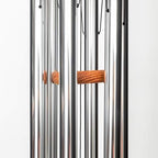 In Loving Memory 35-inch Windchime, Silver w/The Lord Bless You and Keep You… - Image 4