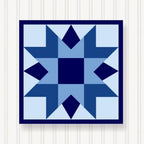 BQ036-01 BARN Quilt Block Outdoor Square | 6 Sizes | Outside Pattern | Wall Art | Yard Art | Barn Quilt Sign | Farm Quilt Design (11.5" x 11.5" 1 Sided) by SignStuffInc
