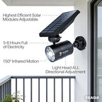Solar Motion Sensor Lights Outdoor Waterproof - Image 6
