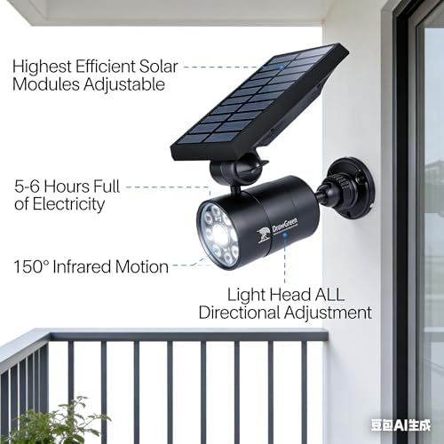 Solar Motion Sensor Lights Outdoor Waterproof - Image 6