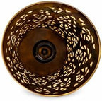 Moroccan Brass Wall Lamp Sconce Home Decor, Handmade Lighting Copper Metal Lights Turkish Lamp, Ramadan Candle Lantern, Candle Holder, Indoor Outdoor, Patio, Porch, Shelf, Garden (Cylinder) - Image 5