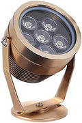 6W LED Spot Light Fixture Outdoor Underwater Flood Lamp Waterproof IP68 Gold Shell by Luminturs