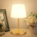 Kakanuo Gold Cordless Shower Lamp Waterproof, Rechargeable Cordless Lamp with 4000mAh Battery, Touch Dimmable Table Lamp for Outdoor, Kitchen, Bathroom, Camping, Patio, IP54 by KakanuoLightings