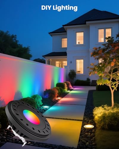 PAR36 LED Bulb, RGB Color Changing Low Voltage Lights 12V 2pcs - Image 5