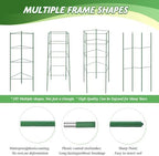 6 Pack Tomato Cage for Garden & Pots, Rust-Resistant Metal Plant Support - Image 5