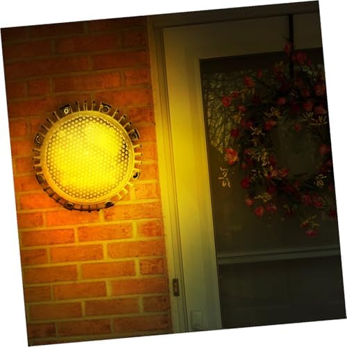 Lurrose 4pcs LED Solar Ground Lamp Outdoor Disc Lighting for Garden - Image 5