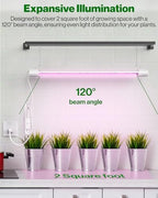 Sunco 6 Pack 2FT LED Grow Light, Full Spectrum, 20W - Image 6