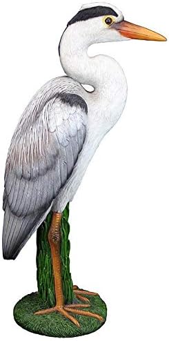 Design Toscano Gray Heron Coastal Bird Statue by DesignToscano