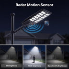 Solar Street Lights Outdoor Waterproof 1 Pack, Dusk to Dawn Outdoor Lights - Image 4