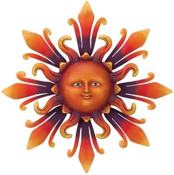 Regal Art & Gift Large Metal Sun Wall Decor, Indoor & Outdoor Sunburst Art by REGALARTGIFT