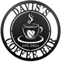 Personalized Coffee Bar Metal Sign, Custom Metal Coffee Sign, Coffee Metal Wall Art, customize coffee decor for coffee bar,coffee bar sign,Personalized Signs for Home,coffee wall decor by HYTSIGN
