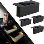 Magnetic Solar RV Step Lights, IP65 Waterproof LED Strip, 4 Pack by EJYTRVT
