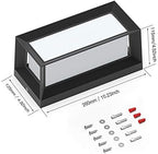 Sytmhoe Porch Lights Outdoor Wall Sconce, 24W 2400LM 5000K Modern LED Porch & Patio Lights, Aluminum Exterior Light Fixture Matt Black IP65 Waterproof for Hallway House Backyard Garage Lighting. - Image 6