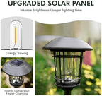 Grand patio Solar Outdoor Lights, 10 Pack, Glass Light Metal Pathway Light, Waterproof Landscape Lighting, Automatic Dusk and Dawn Sensor (Slate Gray) - Image 3