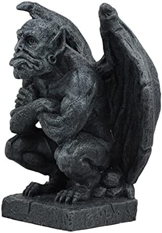 Ebros Winged Watchman Gothic Troll Gargoyle Statue Night Sentry Guardian Gargoyle Decorative Figurine 6.5" Tall - Image 5