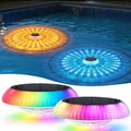 Solar Floating Pool Lights, 2026 Upgrade 2-Pack Solar Pool Lights for Above Ground & Inground Pools, 57 Lighting Modes, IP67 Waterproof, 3 Timers, 3000mAh, for Pool Parties, Backyard, Pond & Bathtub by Unknown