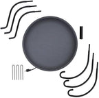 Wild Bird Lover’s Heated Bird Bath with Metal Stand – 20" Slate-Textured Basin, 150W Heater & 30" Coated Stand – Outdoor Bird Bath Keeps Water Ice-Free Year Round – Safe & Slip-Resistant Surface - Image 4