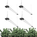 LED Grow Light Full Spectrum Light Linkable 5000K Daylight + 660nm Red Indoor Plant Lighting Fixture (4-Pack 4 FT) by BoostGro