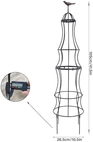 42" Obelisk Trellis for Climbing Plants, Durable Outdoor Support - Image 2