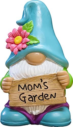 Spoontiques - Decorative Garden Statue - Colorful Home Décor for Indoor or Outdoor Use - Patio Decoration - Garden Accessory - Mom's Garden Gnome by Spoontiques