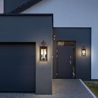 19" Oil Rubbed Bronze Outdoor Wall Lantern 2-Light, Porch & Patio Lights - Image 6