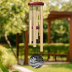 Personalized Horse Memorial Wind Chime – “Trail of Beautiful Memories” Quote with Custom Name & Years – Outdoor Sympathy Gift for Horse Riders – Remembrance Windchime for Equestrian Families - Image 4