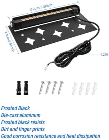 5W Retaining Wall Lights,7 inch LED Hardscape Lighting Low Voltage Landscape Paver Lights 12V 24V Step Lights Outdoor IP66 Waterproof 3000K Soft White Stair Deck Lighting (8 Pack+Connectors) - Image 7